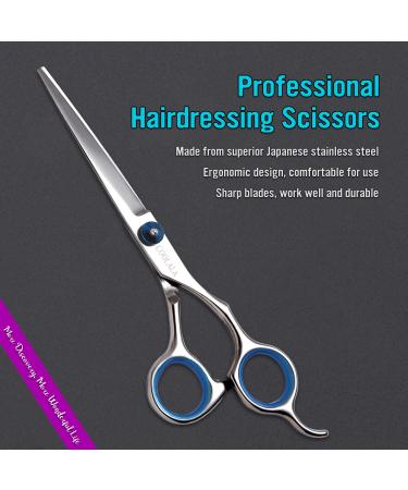 Hair Cutting Scissors Professional Salon Barber Scissors, One Comb