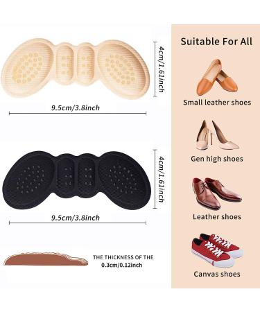 2 x Heel Grips Pads Liner Cushions For Loose Shoes Pair Adhesive Foot Care  FAST | eBay