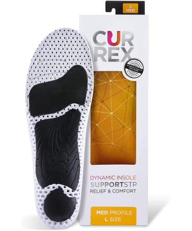 CURREX SupportSTP Insole | Men  Women & Youth Dynamic Support Insole | Unique Combination of Superior Comfort & Perfect Arch Support | for Walking  Standing  Weight Lifting & Light Work L (Mens 9-10.5 / Womens 10.5-12) M...