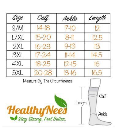 Closed Toe 15-20 mmHg Zipper Compression Calf Leg Circulation Socks 2 –  HealthyNees