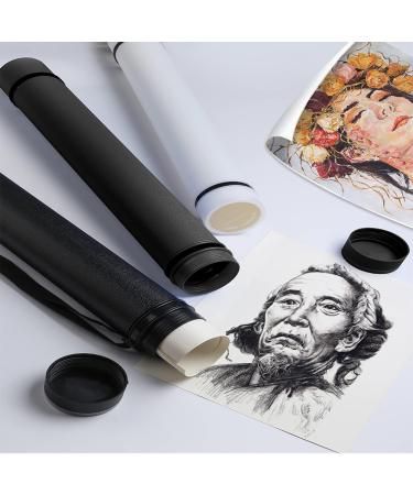 Drawing Tube Blueprint Case Telescoping Large Black Expands Poster