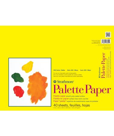  Strathmore 300 Series Canvas Paper Pad, Glue Bound, 9x12  inches, 10 Sheets (115lb/187g) - Artist Paper for Adults and Students -  Acrylic and Oil Paints