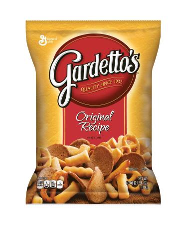 Gardetto's Bundle of 2 - Original Recipe Snack Mix 8.6 oz & Special Request Garlic Rye Chips 8 oz