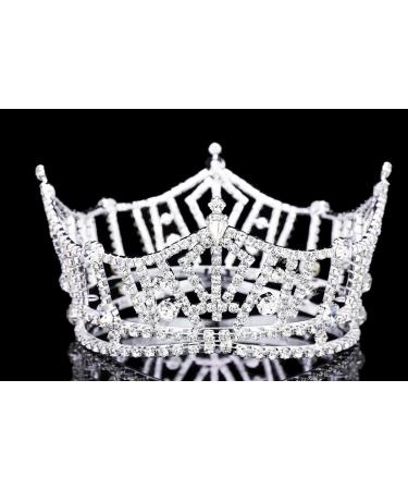 3 Silver Rhinestones Crown