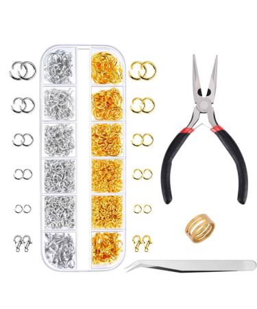 Paxcoo Jewelry Making Supplies Kit - Jewelry Repair Tool with Accessories Jewelry Pliers Jewelry