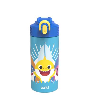 THERMOS FUNTAINER 12 Ounce Stainless Steel Vacuum Insulated Kids Straw  Bottle, Baby Shark