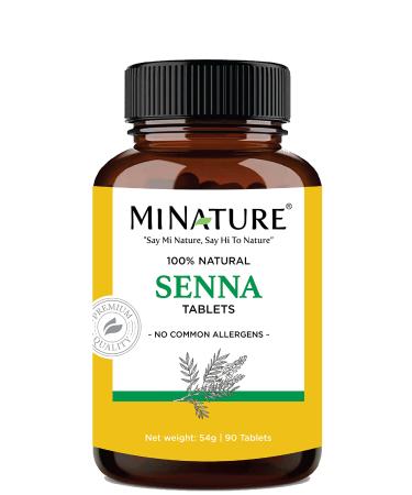 Senna Leaf Tablets by mi Nature | 90 Tablets 1000 mg | 45 Days Supply | Senna Leaves Tablets | Vegan