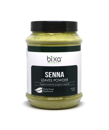 bixa BOTANICAL Senna Leaves Powder (Cassia angustifolia) 1 Pound (16 Oz) - Natural Herbal Laxative | Ayurvedic Herbal Supplement to Support Digestive Function 1 Pound (Pack of 1)