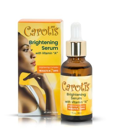 CAROT S  Skin Brightening Serum | 1 fl oz / 30 ml | Helps to Remove Dark Circles  Wrinkles & Spots  with Carrot Oil and Vitamin A