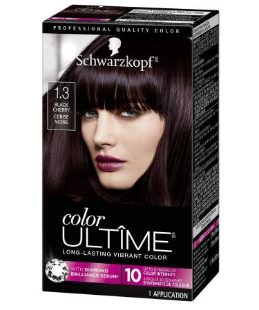 Schwarzkopf Color Ultime Permanent Hair Color Cream, 1.3 Black Cherry