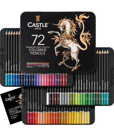 Castle Art Supplies Premium Sketch Book 9in x 12in | Double Sketch Pad Pack  | 200 Sheets of Quality 90gsm Paper | for Adult Artists and Learners 