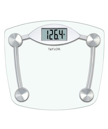 Taylor Precision Products Analog Scales for Body Weight 330LB Capacity Easy  to Read Large 4.25 Dial Black Vinyl Mat Platform 10.3 x 10.6 Inches Black