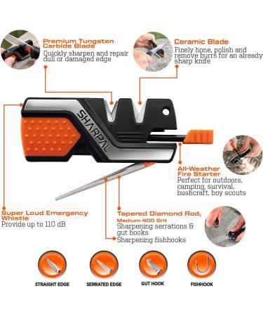 Sharpal - 3-in-1 Knife Axe and Scissors Sharpener