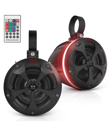 Pyle 2-Way Waterproof Off Road Bluetooth Speakers -4