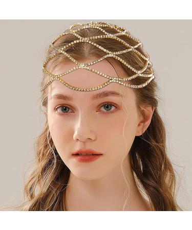 1920s gold headbands