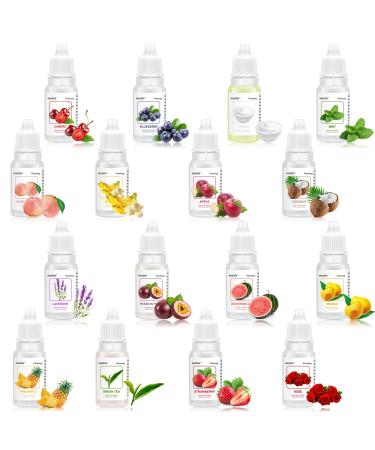 Food Flavoring Oil, 16 Pack Lip Gloss Flavoring Oil, Vanilla