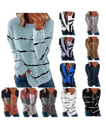 Womens Plus Size Tops Casual Crewneck Sweatshirt Cute Giraffe Print Blouse  Splicing Long SleeveShirts Pullover Medium 005red