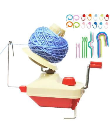  Yarn Ball Winder, Hand-Operated Yarn Ball Winder Swift Yarn  Winder