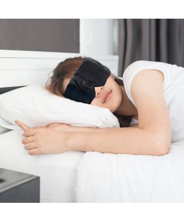 Silky Sleep Eye Mask for Sleeping by The Eliminator Sleep Sleeping Blindfold Aid Series Travel Mask Beauty for Men and Women