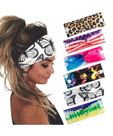 12 Pcs Spa Headbands for Women Bow Hair Bands Makeup Headbands