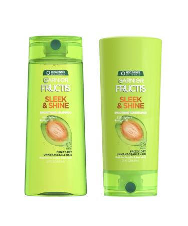 Size) (Family Shampoo fl oz Conditioner Sleek Fructis and 1 + 22 - 1 Garnier Shine