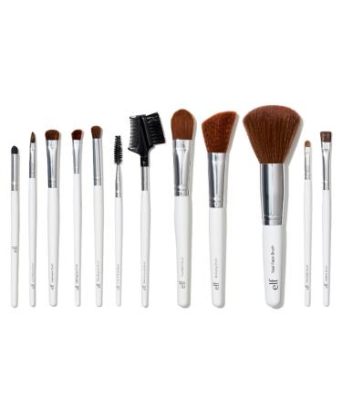 e.l.f. Professional Set Of 12 Brushes  Vegan Makeup Tools  For Expert Blending  Contouring & Highlighting