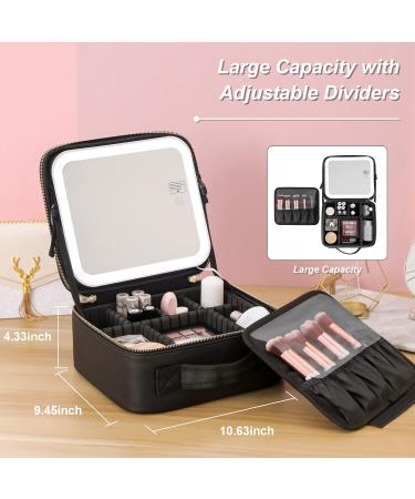  RRtide Makeup Case with Mirror and Lights, Travel