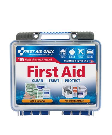 First Aid Only 105 Piece On-The-Go First Aid Kit