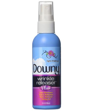 Downy Wrinkle Releaser Fabric Refresher Spray, Odor Eliminator, Ironing Aid  and Anti Static Spray, Crisp Linen Scent, 33.8 Fl Oz (Pack of 2)