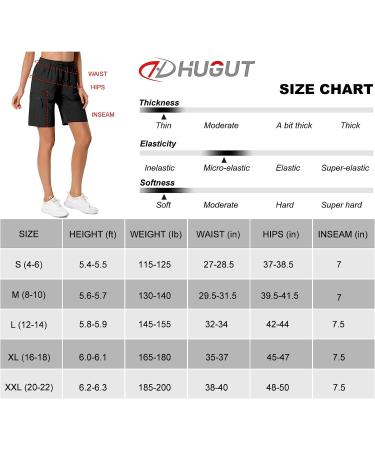 Women's Lightweight Hiking Cargo Shorts Quick Dry Athletic Shorts for  Camping Travel Golf with Zipper Pockets Water Resistant