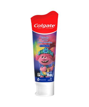 Colgate Kids Toothpaste, Trolls, Bubble Fruit, 4.6 oz