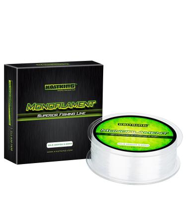 KastKing World's Premium Monofilament Fishing Line - Paralleled Roll Track - Strong and Abrasion Resistant Mono Line - Superior Nylon Material Fishing Line - 2015 ICAST Award Winning Manufacturer 300Yds/4LB Ice Clear