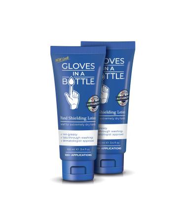 Gloves in a Bottle Shielding Lotion for Dry Itchy Skin 2 ounce Pack of 3  Unscented 2 Fl Oz (Pack of 3)