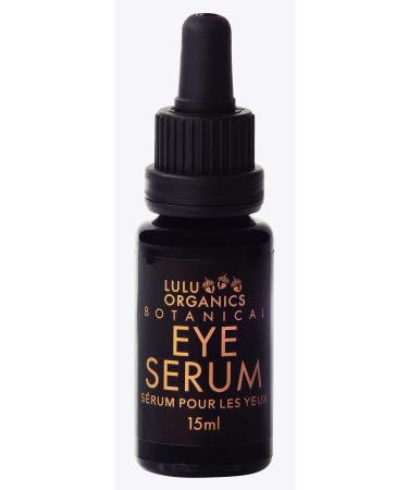 Lulu Organics - Botanical Eye Serum for Puffy Eyes and Dark Circles Treatment  Dark Circle Remover  Antioxidant Serum  Vegan and Natural Under Eye Serum  15ml