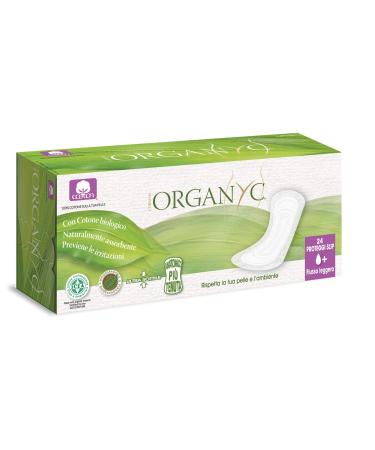  ORGANYC Hypoallergenic 100% Organic Cotton Panty Liners, flat,  24-count Boxes (Pack of 2) : Health & Household