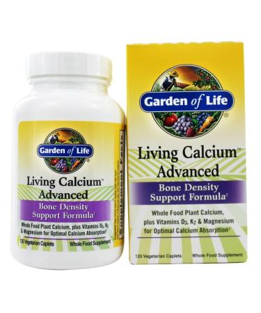 Garden of Life Living Calcium Advanced 120 Vegetarian Caplets