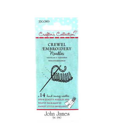 John James Embroidery Hand Needles / Size 7, 16/Pkg