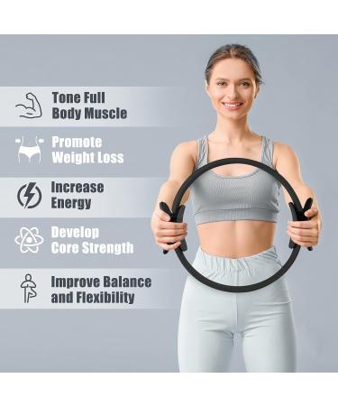 RitFit Pilates Ring - 14 Inch Magic Fitness Circle for Toning Inner & Outer  Thighs, Bonus Workout Guide Included