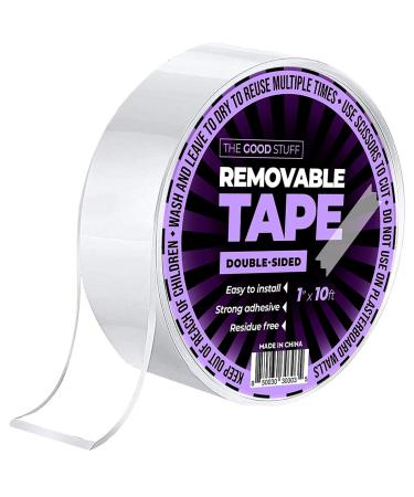 Mounting Tape 0.39in x 10ft, Double Sided Tape Heavy Duty Waterproof Foam  Tape,2 Sided Mounting Tape Heavy Duty,Adhesive Tape for Carpet LED Strip