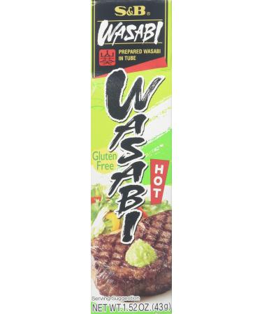 S&B Prepared Wasabi in Tube, 1.52 oz