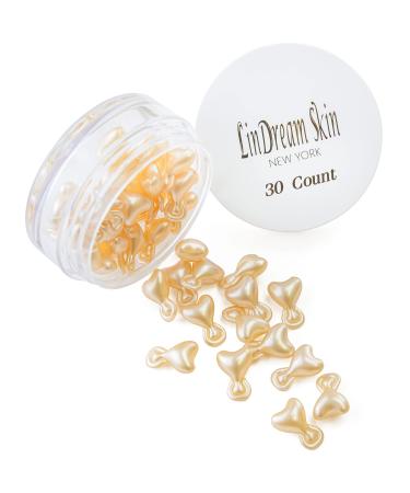 Serum Capsules for Face Skin Care - Vitamin E and Hyaluronic Acid to Boost Elasticity and Revive Collagen - Multi Correxion of Wrinkles and Tone Repair - Anti Aging Hydrating Lifting - Capsule 30pcs