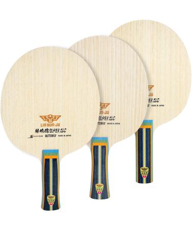Butterfly Lin Yun-Ju Super ZLC Blade - Professional Butterfly Table Tennis Blade - Super ZL Carbon Fiber Blade - Available in AN, FL, and ST Handle Styles - Made in Japan Straight
