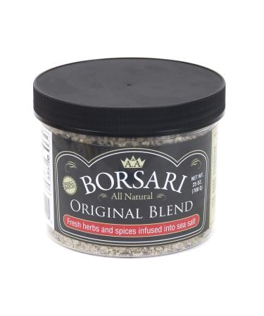Borsari Original Seasoned Salt Blend - Gourmet Seasonings With Herbs and Spices - All Natural Seasoning for Cooking - 25oz