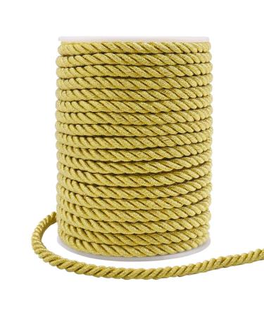 Tenn Well 8mm Macrame Cord, 59 Feet 3Ply Twisted Craft Cotton Rope Thick  Nautical Rope for Crafts, Wall Hangings, Plant Hangers, Knotting, Rope  Basket
