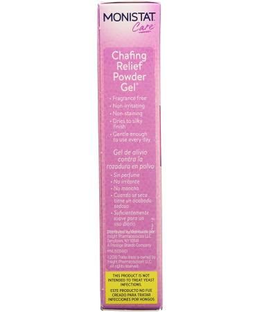 Monistat Soothing Care Chafing Relief Irritation Powder Gel, 1.5oz, 3-Pack