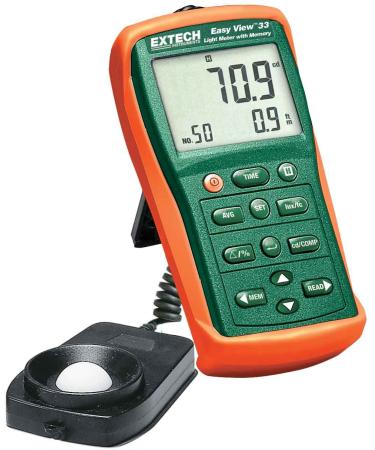 Extech EA33 Easy View Light Meter with Memory