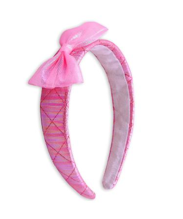 FROG SAC Pink Heart Headband for Girls Studded Knotted Headbands for Kids  Cute Head Bands Little Girl Velvet Hair Accessories Gold Stud Hearts  Hairband No Slip Fashion Head Band Head Piece Gold