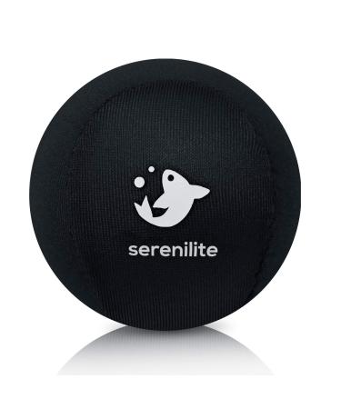 Serenilite Stress Balls for Adults, Squeeze Ball for Hand Therapy, Top Quality Stress Ball, Hand Exercisers for Therapy & Grip Strengthening, Physical Therapy Balls. Jet Black