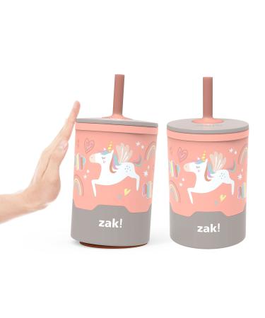 Zak Designs 6-Pack Peppa Pig 16oz Reusable Sports Tumbler Drinking Cups  with Lids & Straws