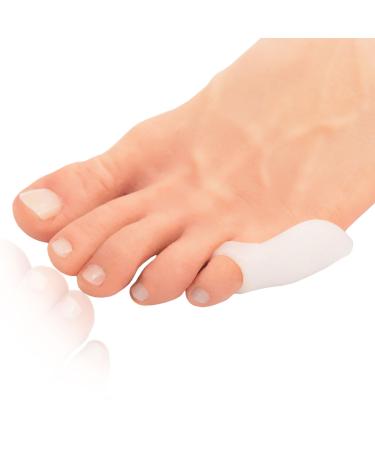 Dr. Frederick's Original Tailor's Bunion Pads - Soft Gel Bunionette Cushions - Tailors Bunion Corrector for Pain Relief - Fits Men & Women - Pinky Toe Protector - 6 Pads Regular Pads